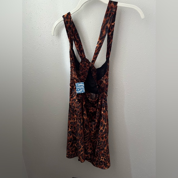 New Free People Virgo Moon Dress Size Medium  in Night Combo - Picture 5 of 10